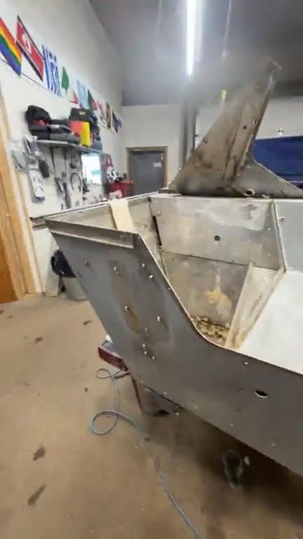 Every Hole Filled & Welded — Sealing the Sea Nymph Transom into One Solid Piece
